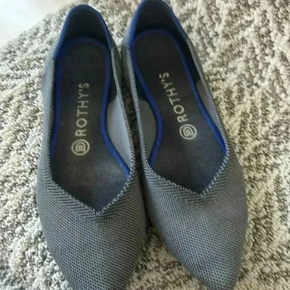 Rothy’s The Point shoe. Women’s size 8.5. Cloud Grey Birdeye. - Picture 5 of 9